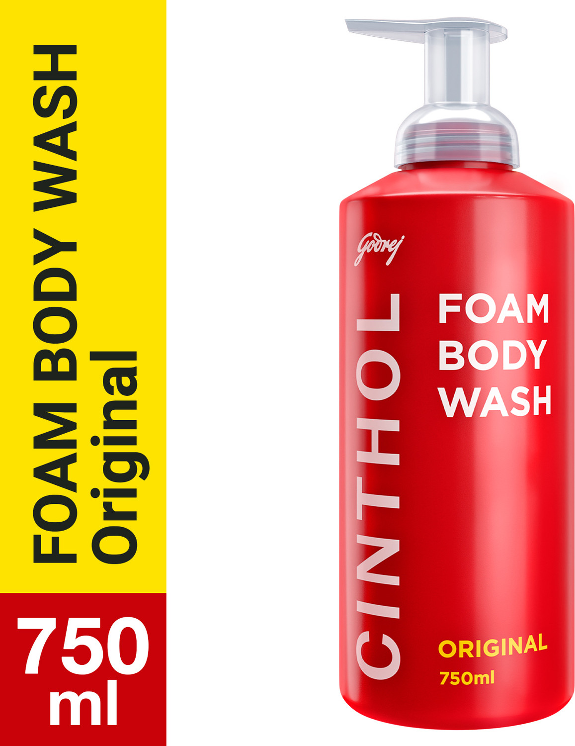 Image of CINTHOL Original Foaming Body Wash, Glycerin Shower Gel