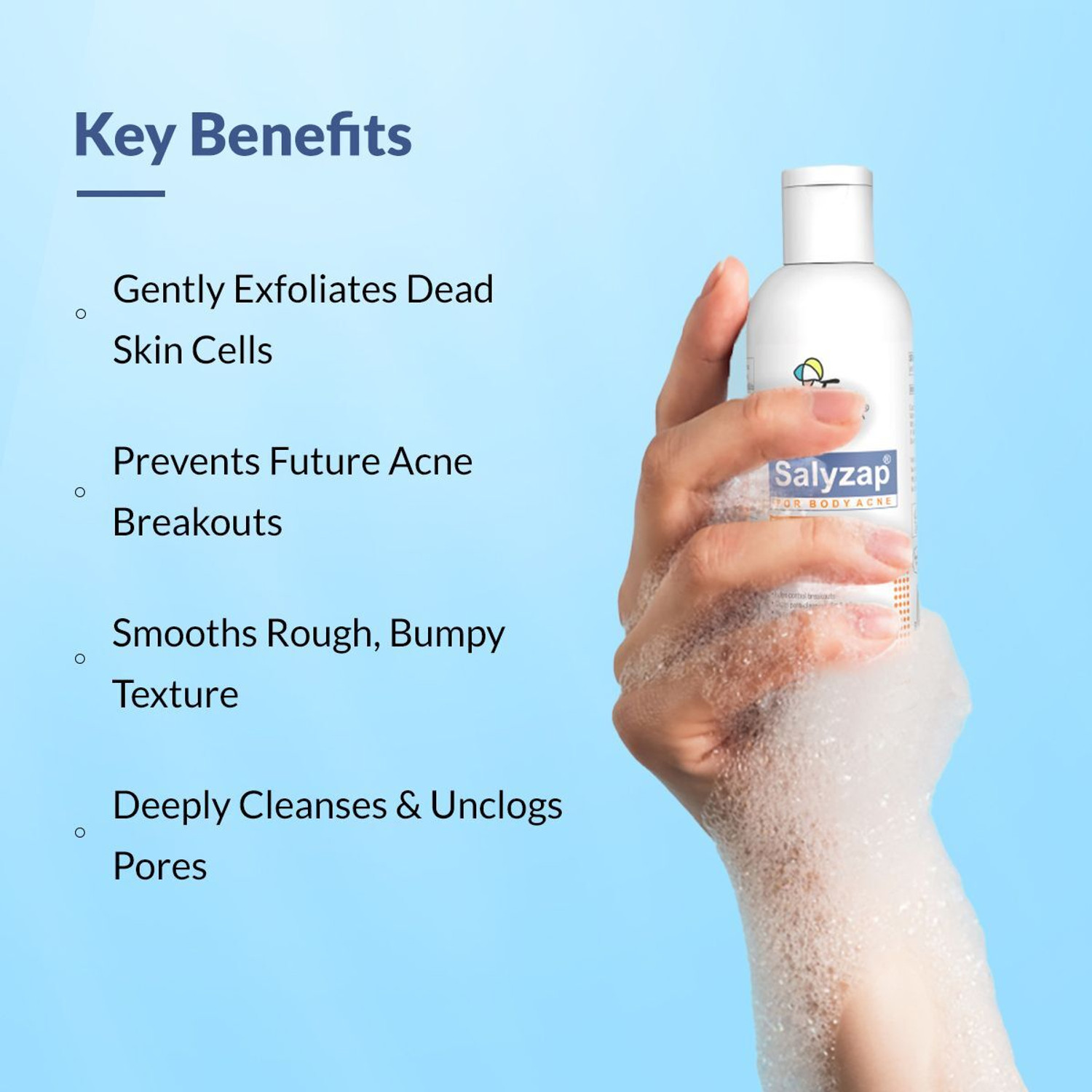 Image of Fixderma 2% Salicylic Acid Salyzap Body Wash For Body Acne, Back, Shoulders, Arms Acne