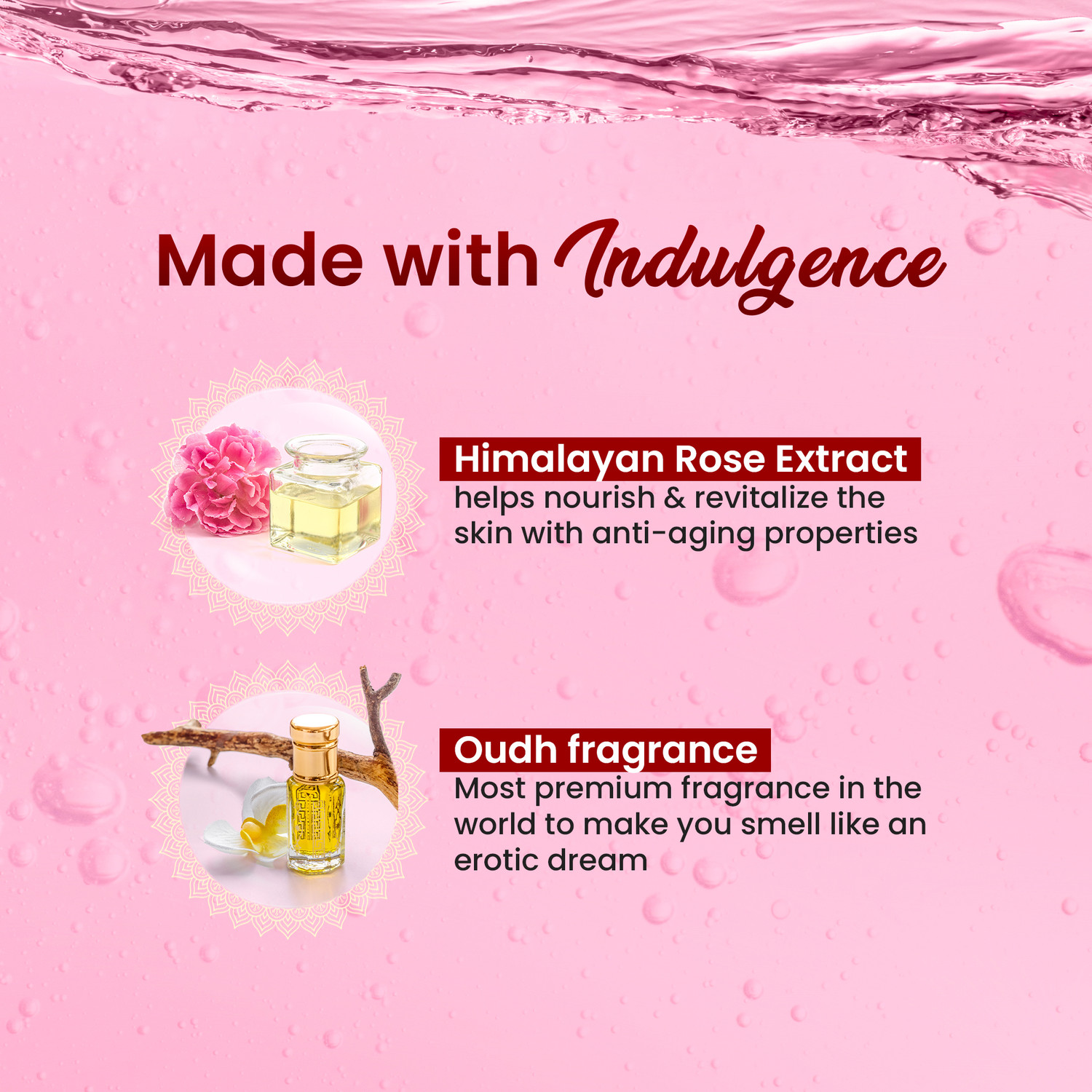 Image of Dabur Gulabari Body Wash Shower Gel (Combo Pack) - Damask Rose & Jojoba Oil | 100% Soap free