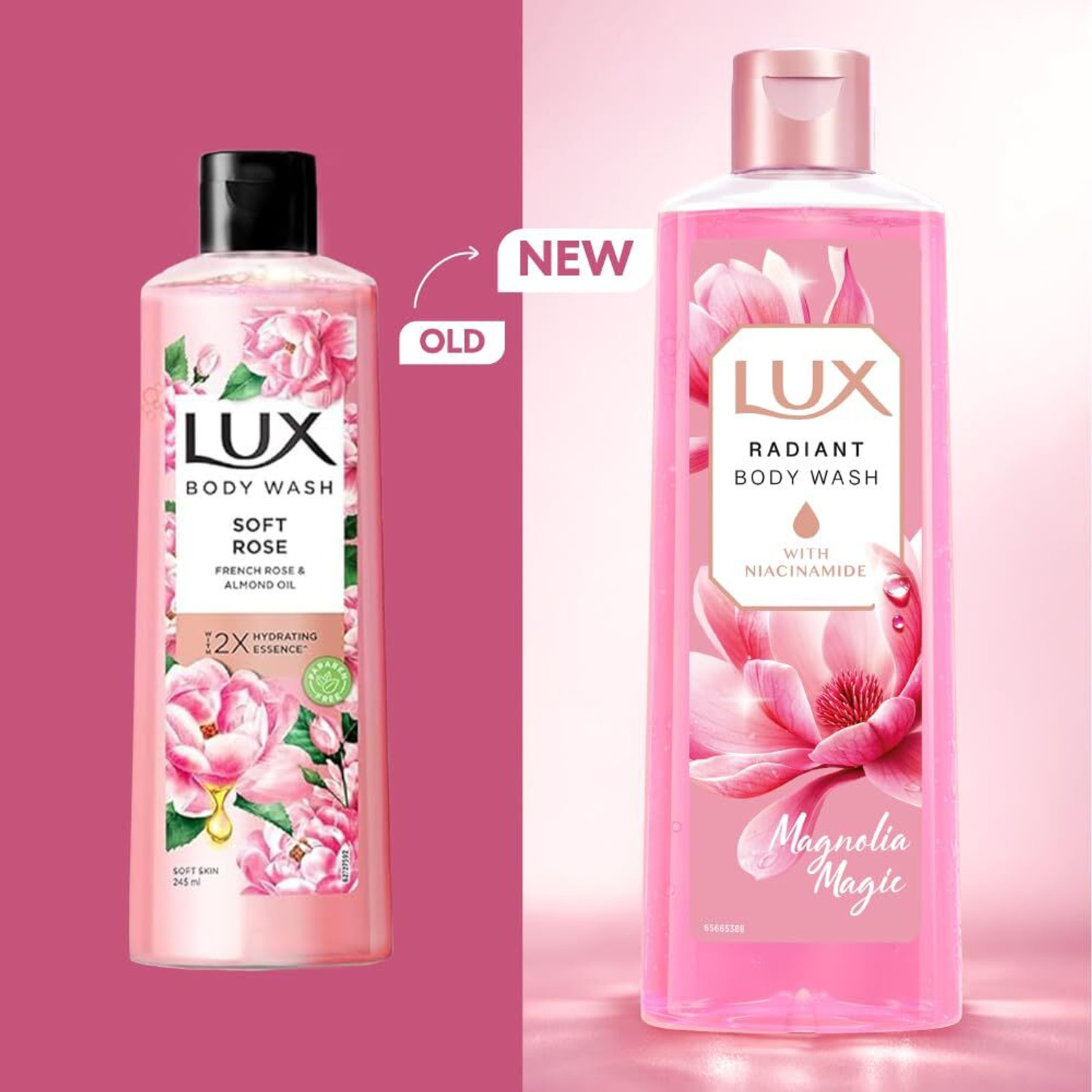 Image of LUX Radiant Magnolia Magic With Niacinamide Body Wash