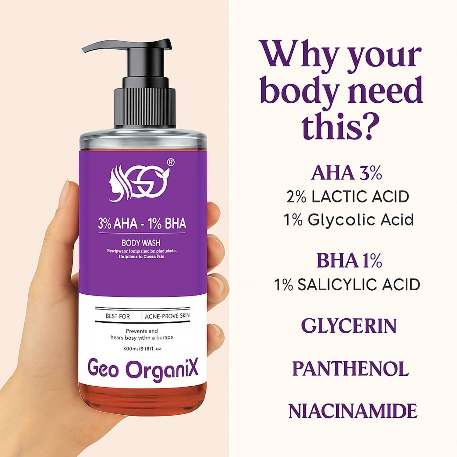 GEO ORGANIX Geo_OrganiX_Bodywash 300 ml - Image 3