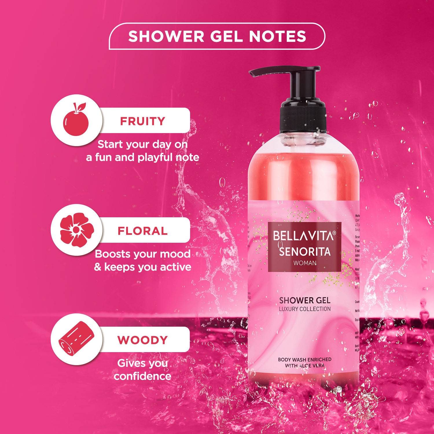 BELLAVITA SENORITA WOMAN Body Wash - Image 2