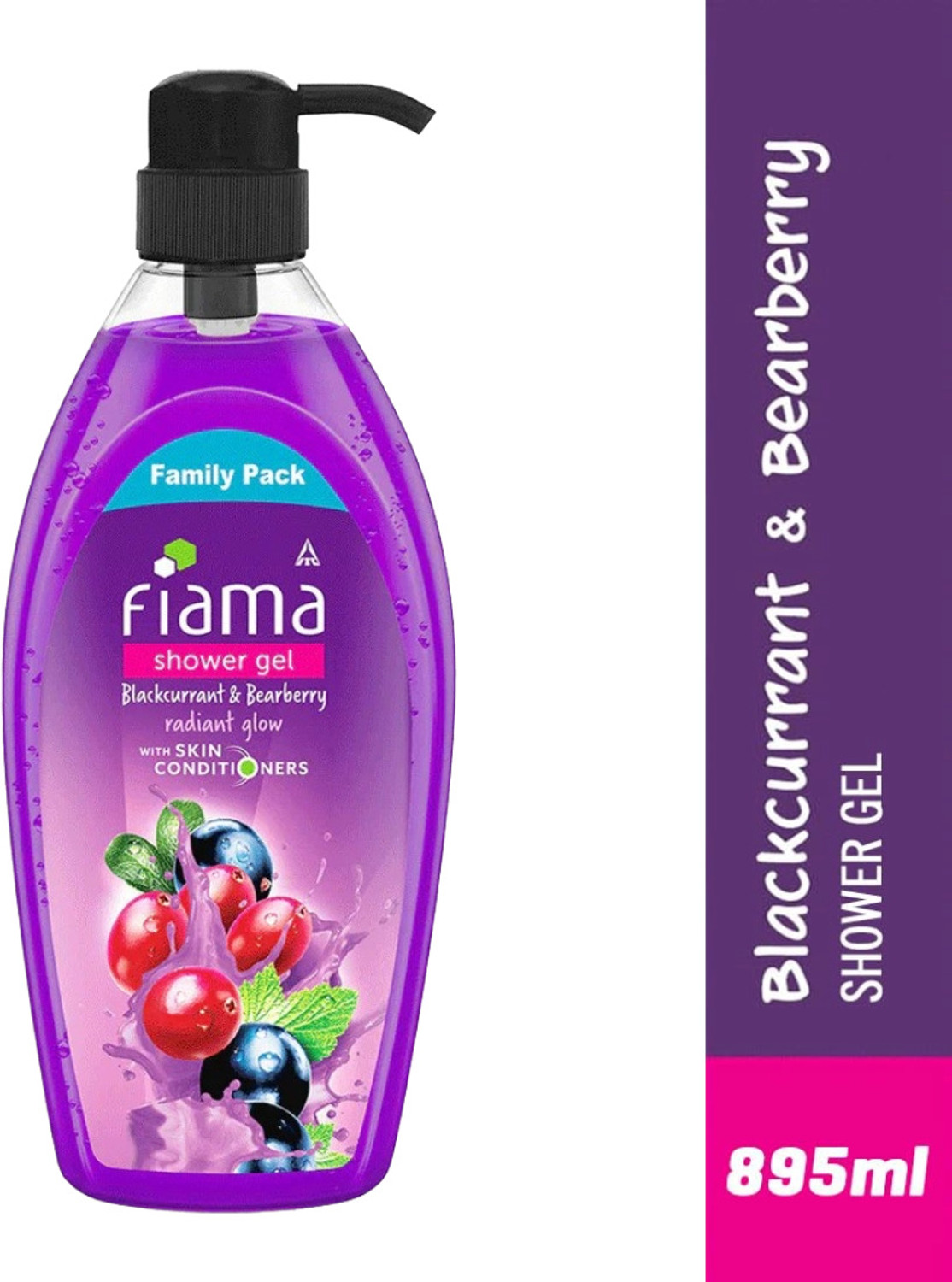 Image of FIAMA Blackcurrant And Bearberry Radiant Glow Shower Gel -895ml