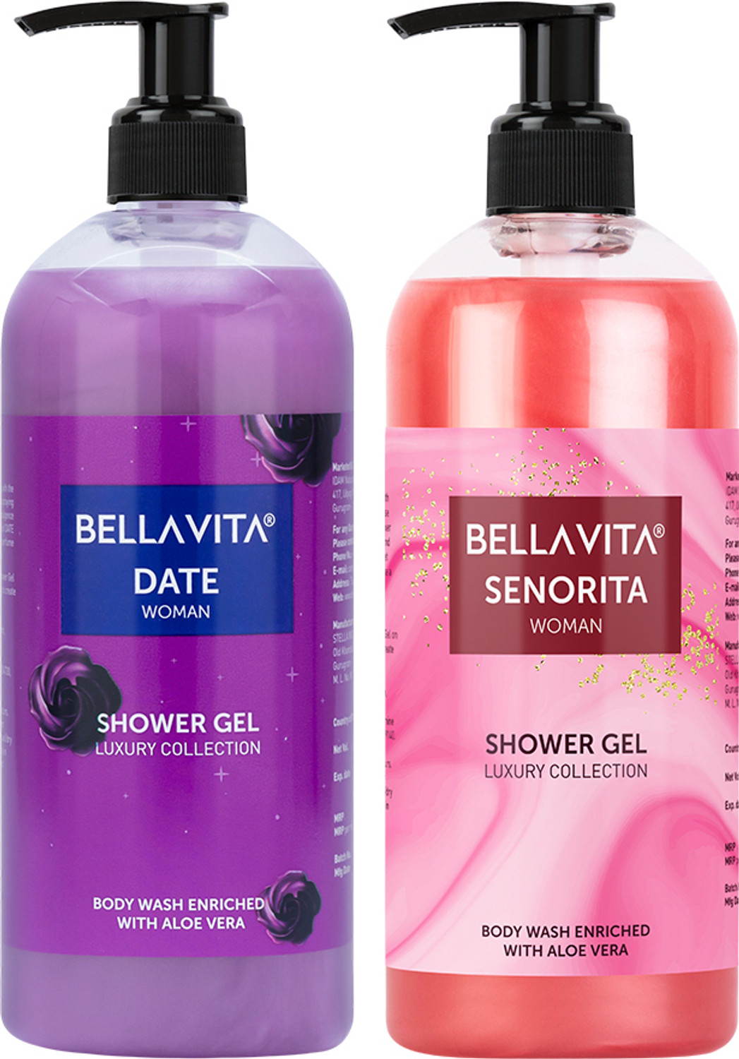 Image of BELLAVITA Date Women & Senorita body wash shower gel combo for women