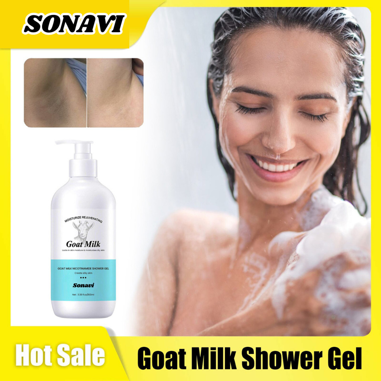 Image of Sonavi Nourish and Refresh with our Luxurious Body Wash for Spa Experience at Home