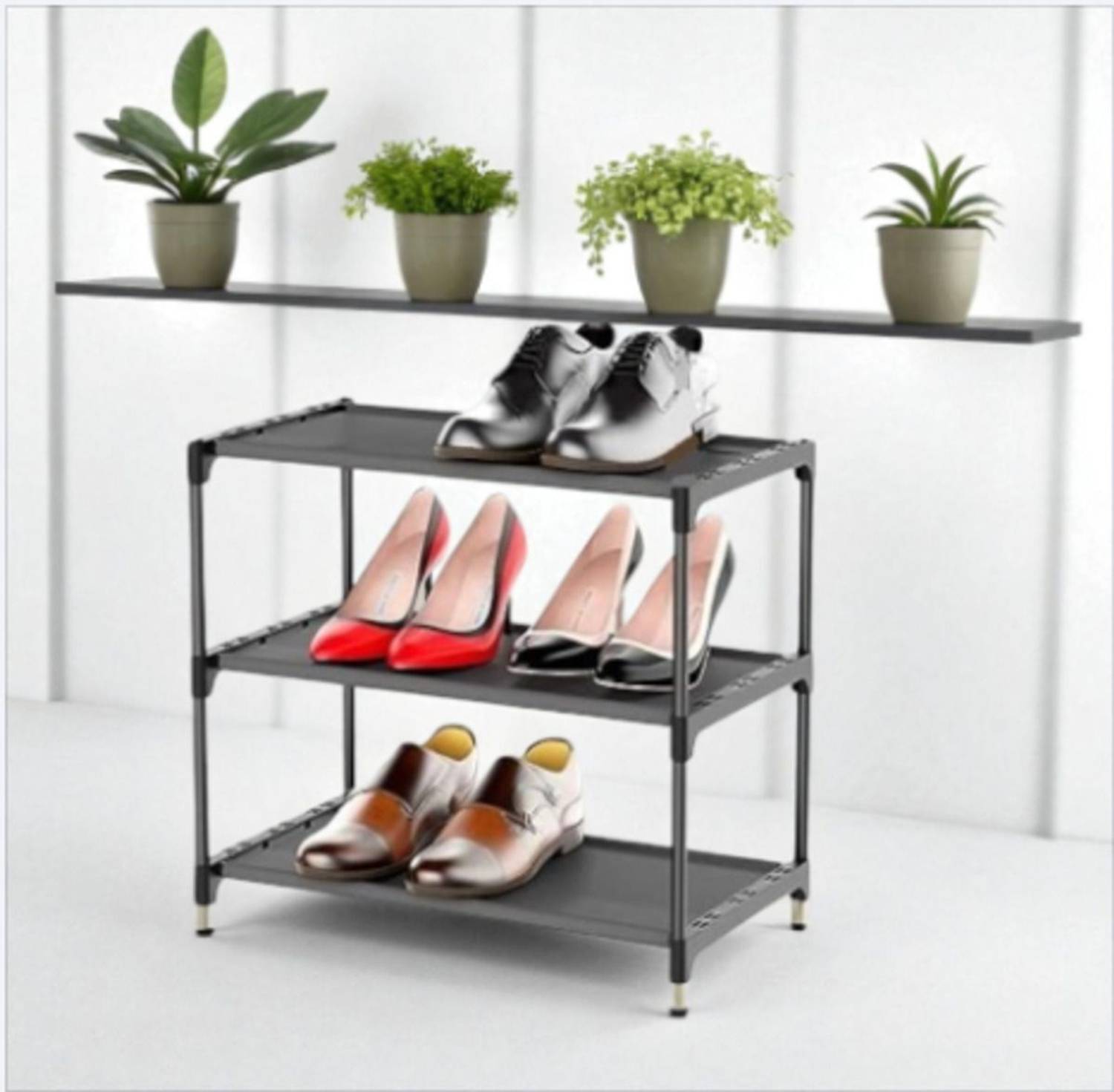 Zyra 3 Tier Portable Book Shelf - Image 2