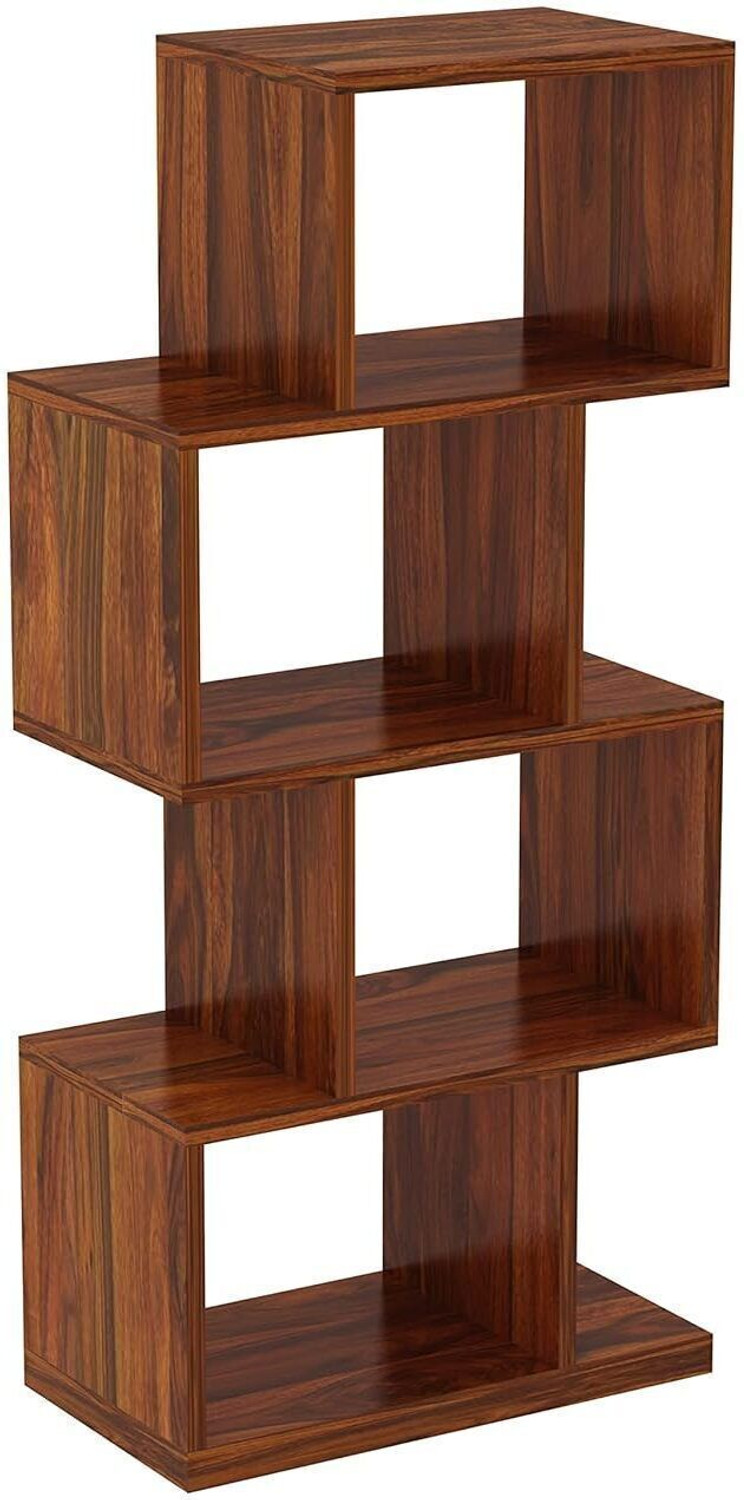 Image of Ganpati Arts Wooden Strap Book Shelf /Rack for Living Room /Home Solid Wood Open Book Shelf