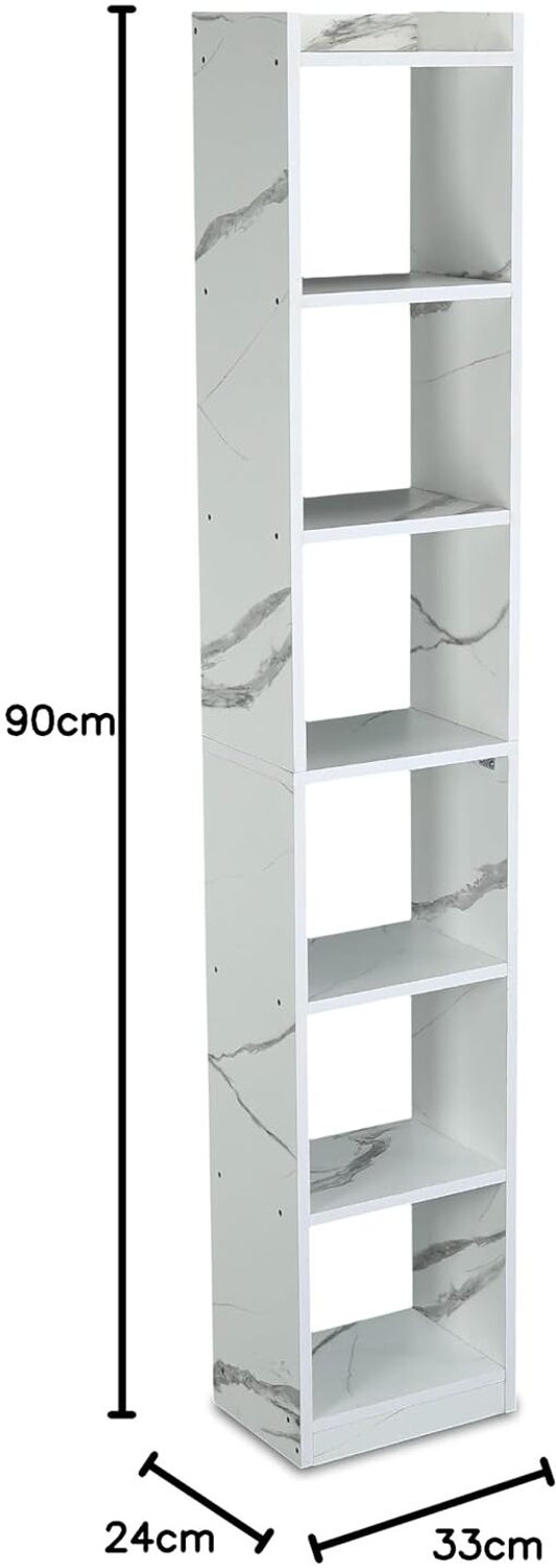 Image of Flipkart Perfect Homes Bookshelf Multipurpose Home Decor Storage Rack Bookcase Showcase Organizer Engineered Wood Open Book Shelf