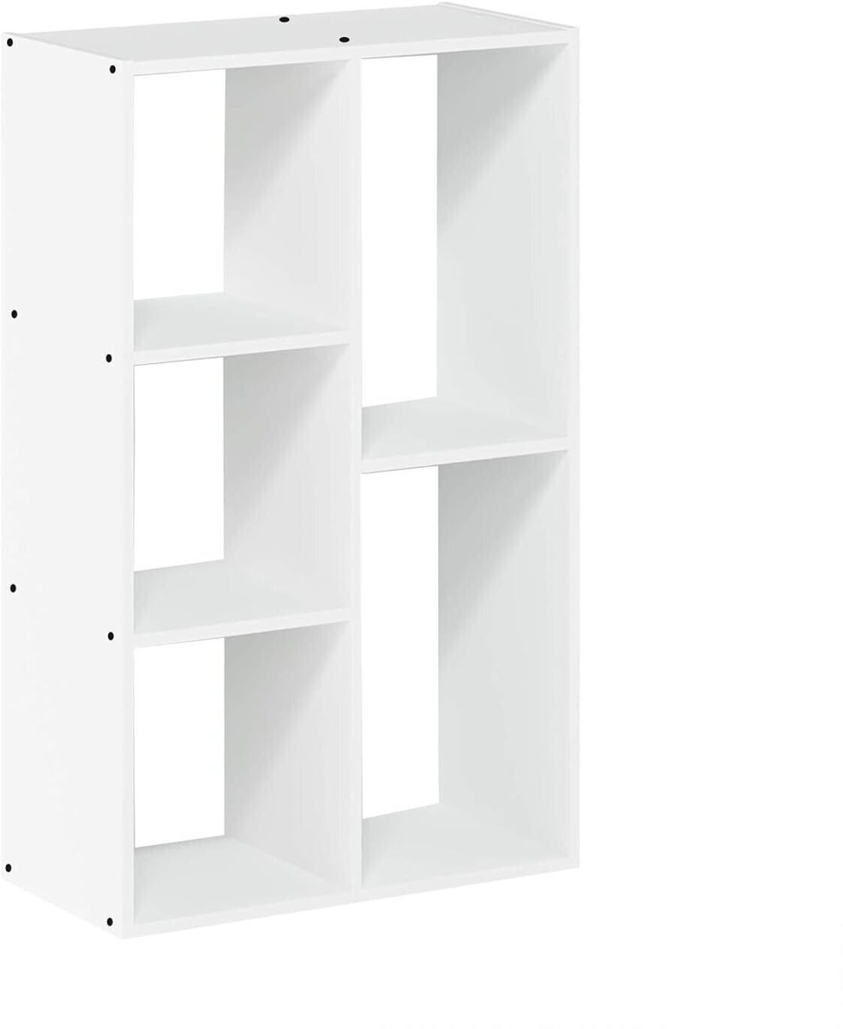 Image of Enigmatic Woodworks 5 Cube Bookshelf, Multi-Purpose Storage Organizer for Home, Office & Classroom Engineered Wood Open Book Shelf (Finish Color - White, DIY(Do-It-Yourself))