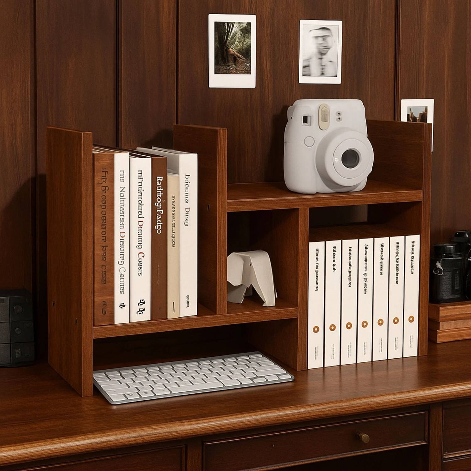 Enigmatic Woodworks Wooden Book Shelf for Home, Office Table