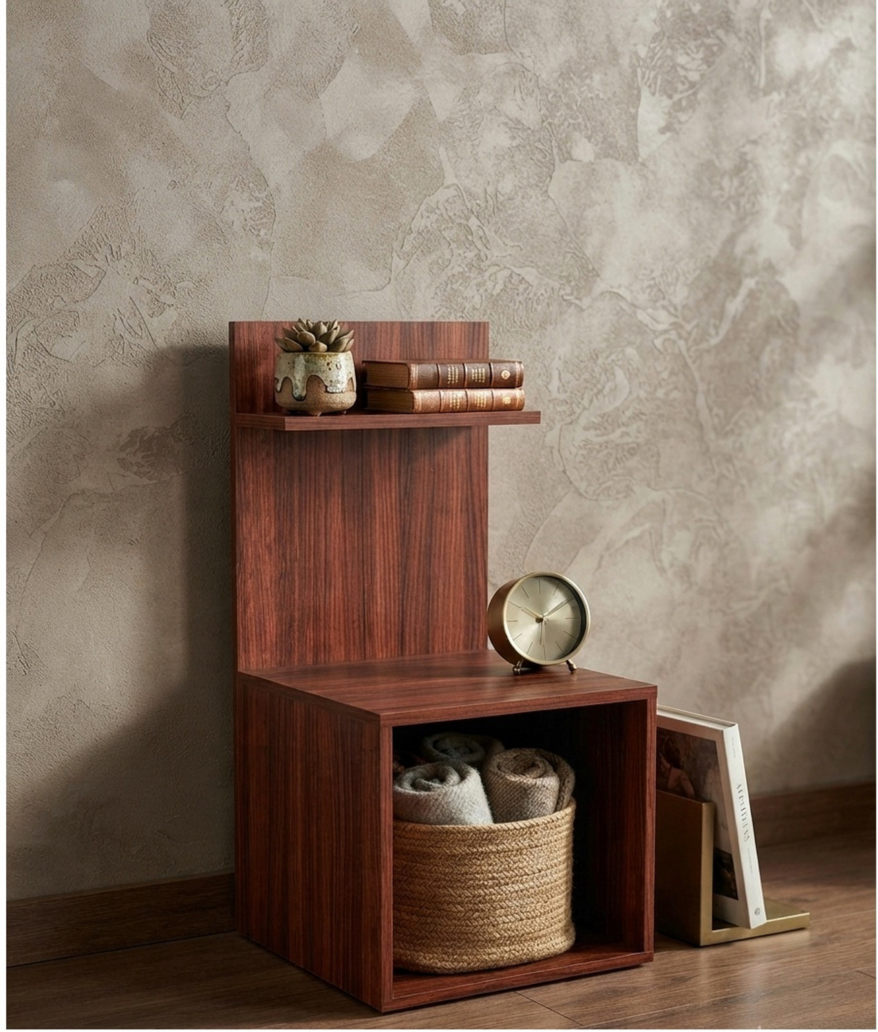 Image of PNDG Engineered Wood Open Book Shelf