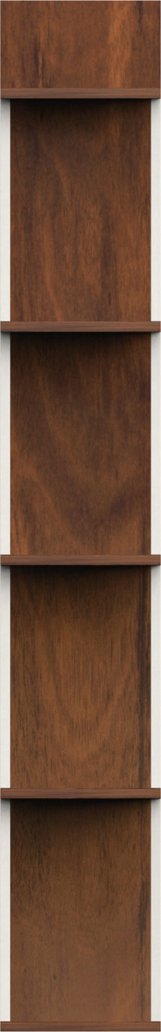 Image of BLUEWUD Engineered Wood Open Book Shelf