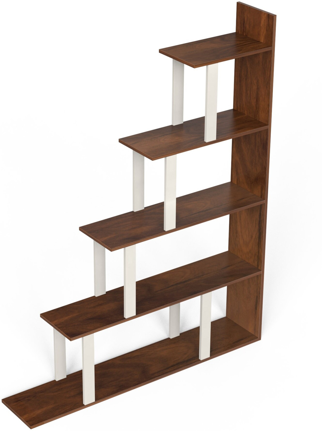 Image of BLUEWUD Engineered Wood Open Book Shelf