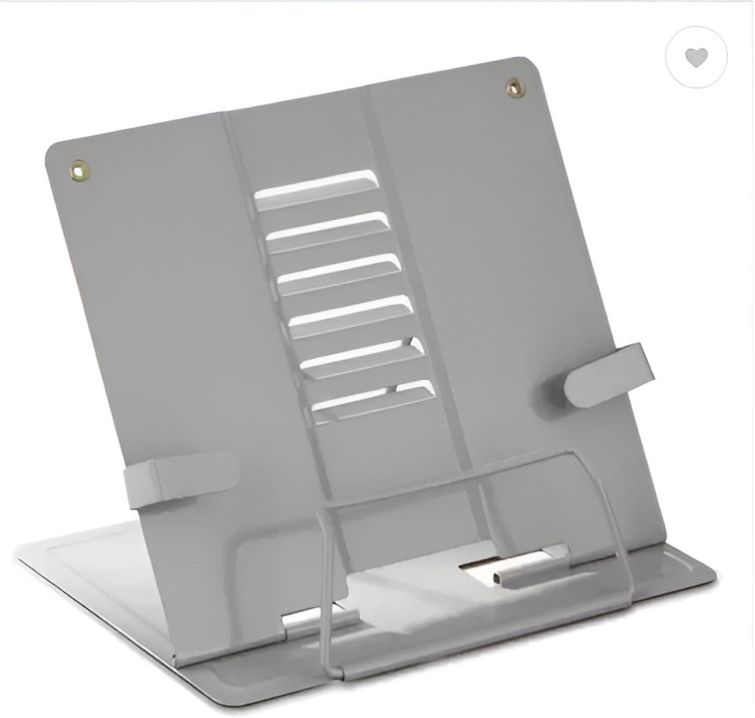 Image of STANCRAY Metal Book And IPad Holder Combines Functionality With Modern Design Sturdy Stan Metal Open Book Shelf