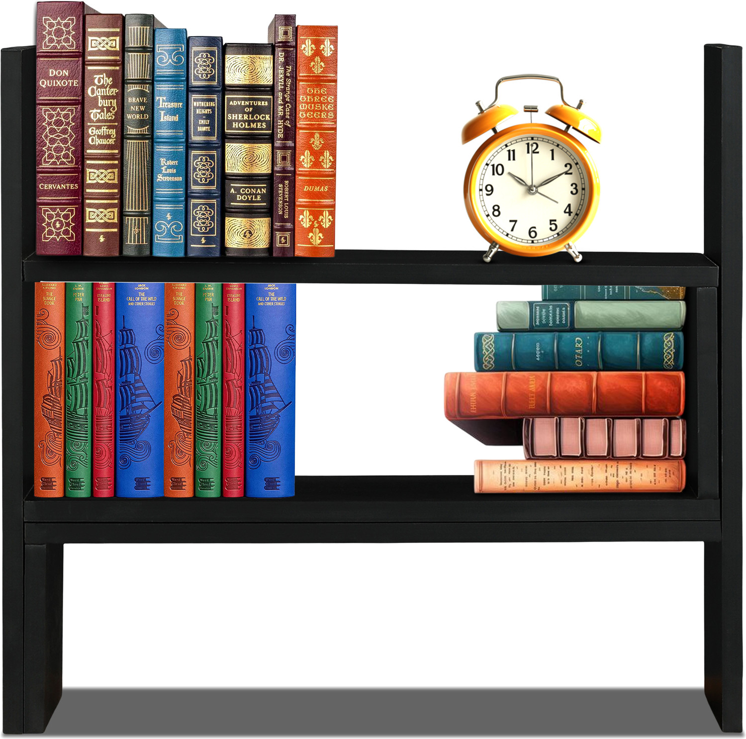 Image of KVS Furniture Wooden Bookcase for Home Office and Library Engineering Wood Space Engineered Wood Open Book Shelf