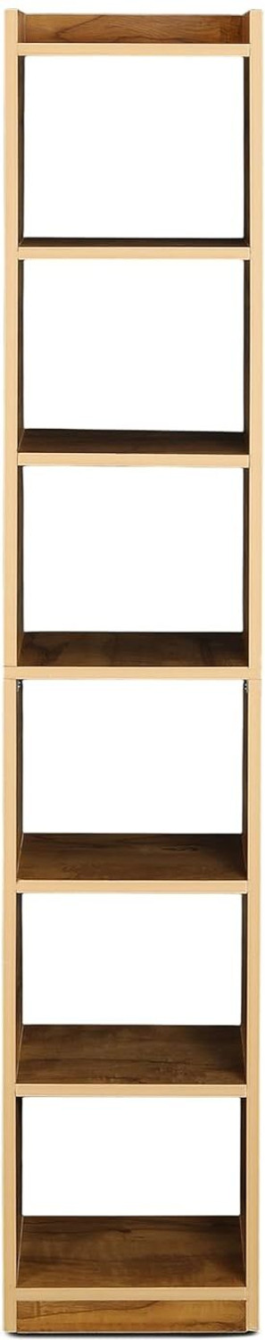 Image of Flipkart Perfect Homes Bookshelf Multipurpose Home Decor Storage Rack Bookcase Showcase Organizer Engineered Wood Open Book Shelf