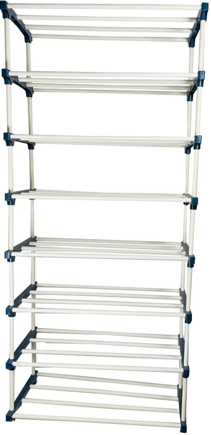 Image of TURBOMAX 8 Tiers Book Shelf for Home Library Multipurpose Storage Organizer Rack Stand Plastic Open Book Shelf