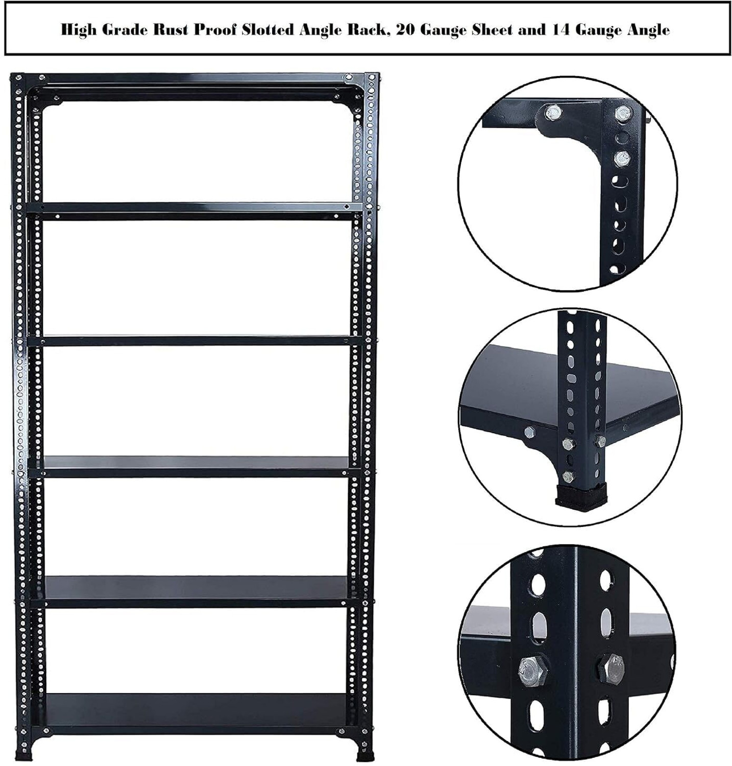 Image of Rackchahiya Metal Open Book Shelf