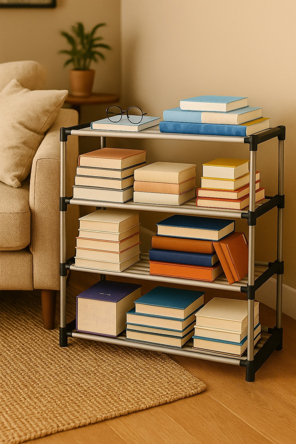 Image of sharma ji store Plastic Open Book Shelf