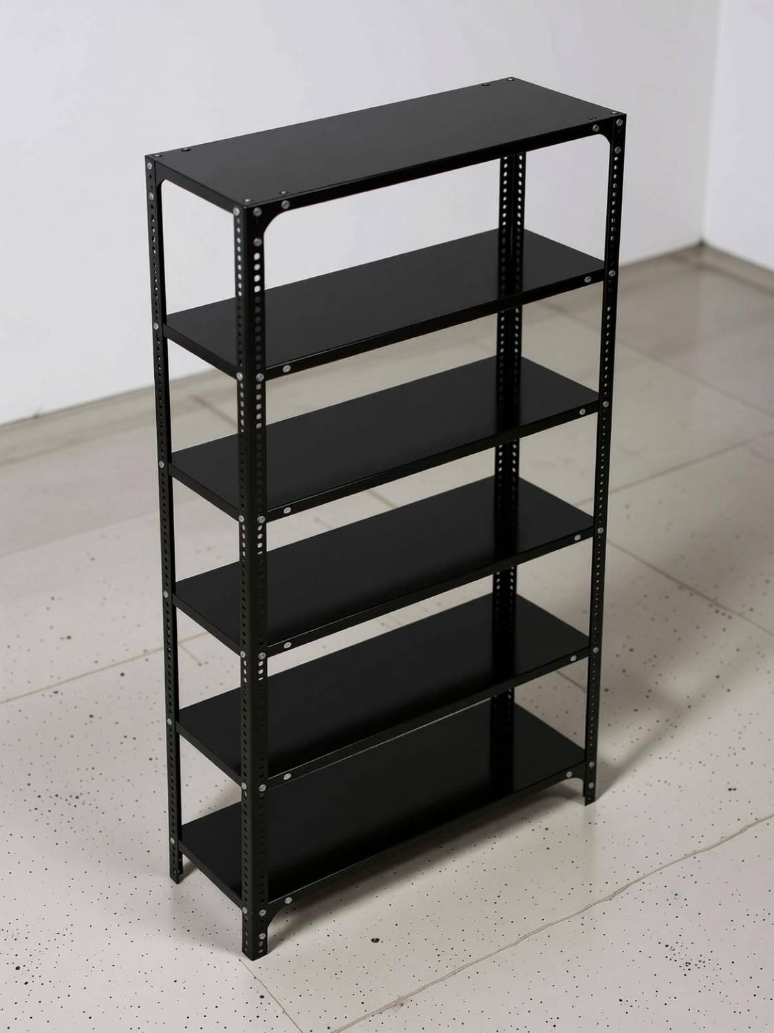 fiora 6-Shelf Metal Storage Book Shelf - Image 3