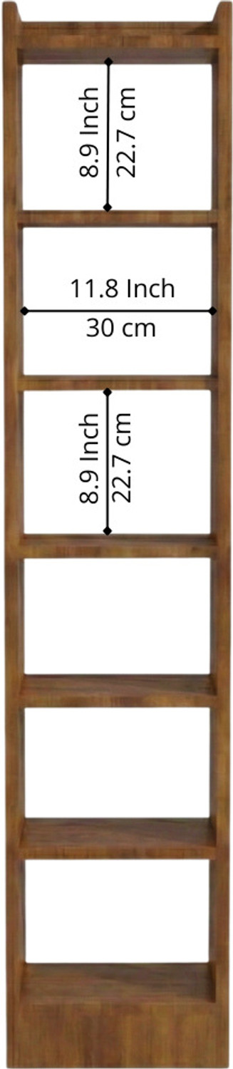 Image of neuspace Eiffel 6 Layer Engineered Wood Open Book Shelf
