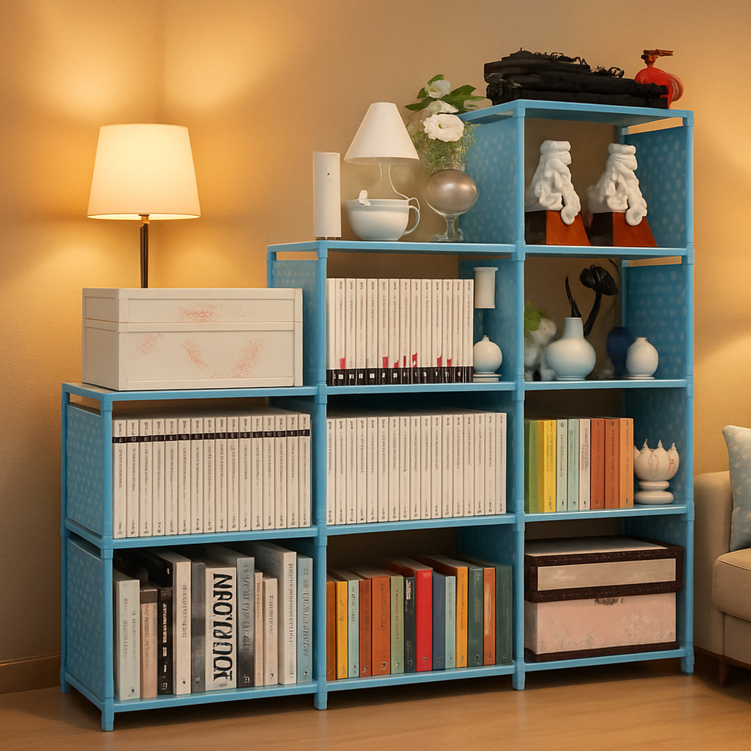 Image of YouCopia Plastic Open Book Shelf