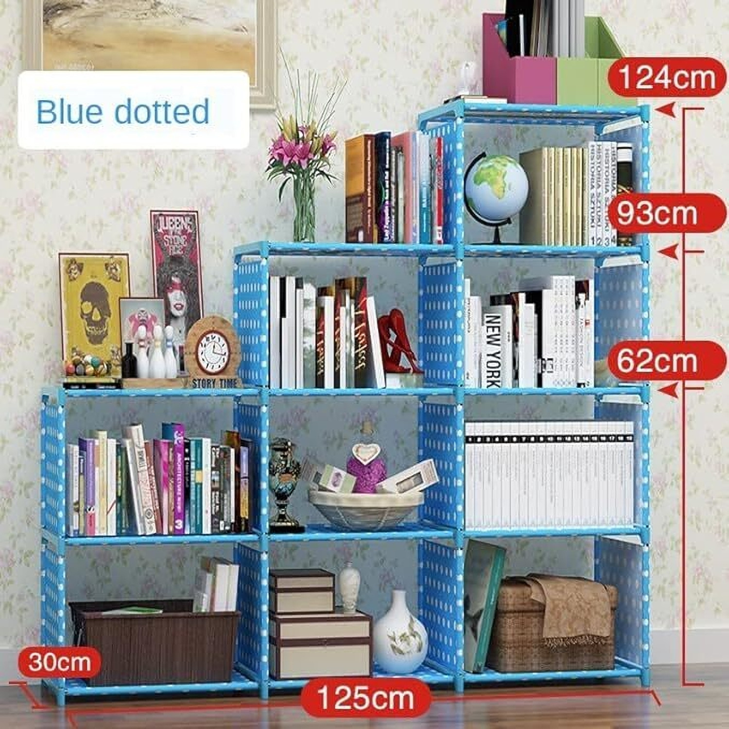 Image of YouCopia Plastic Open Book Shelf