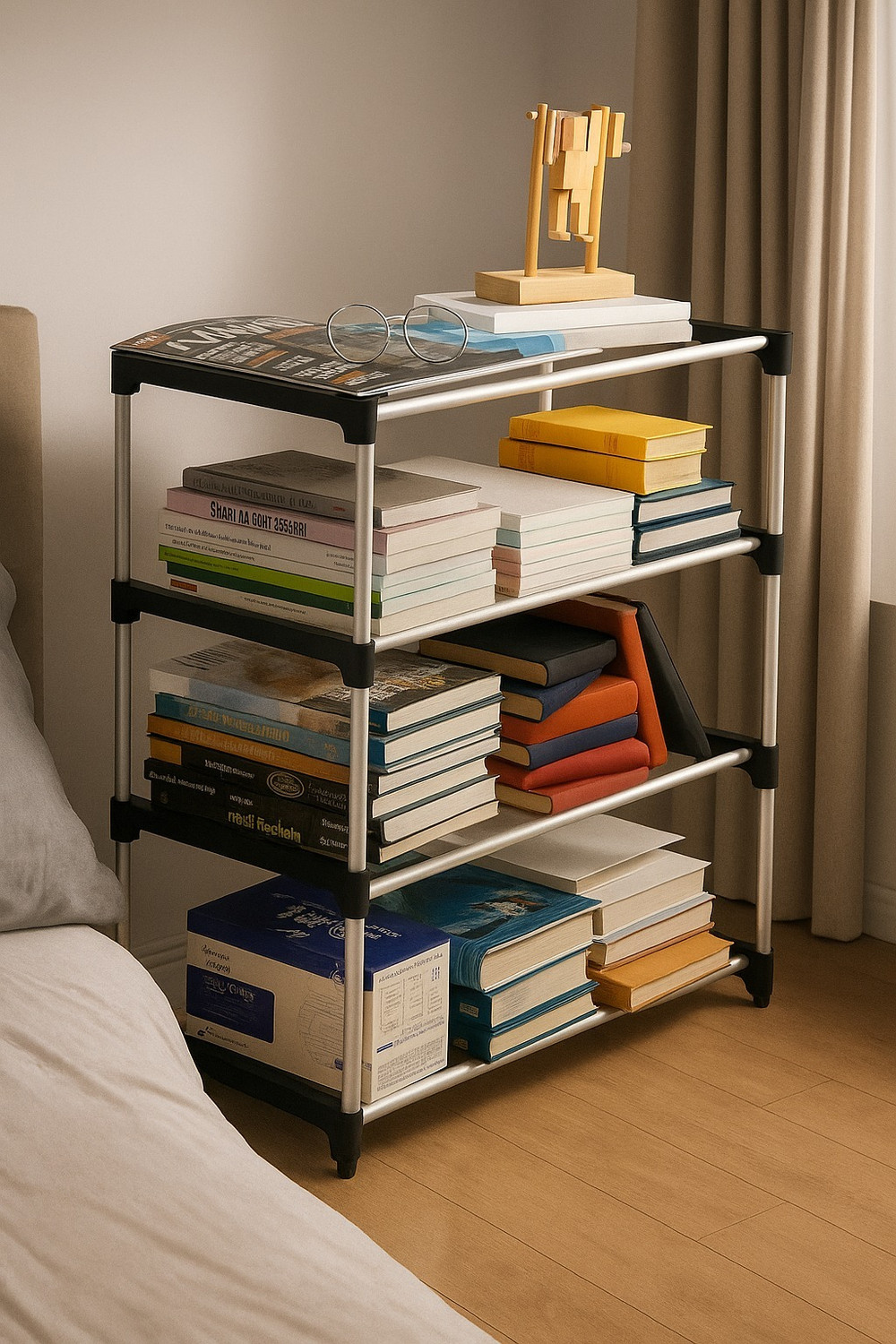 Image of sharma ji store Plastic Open Book Shelf