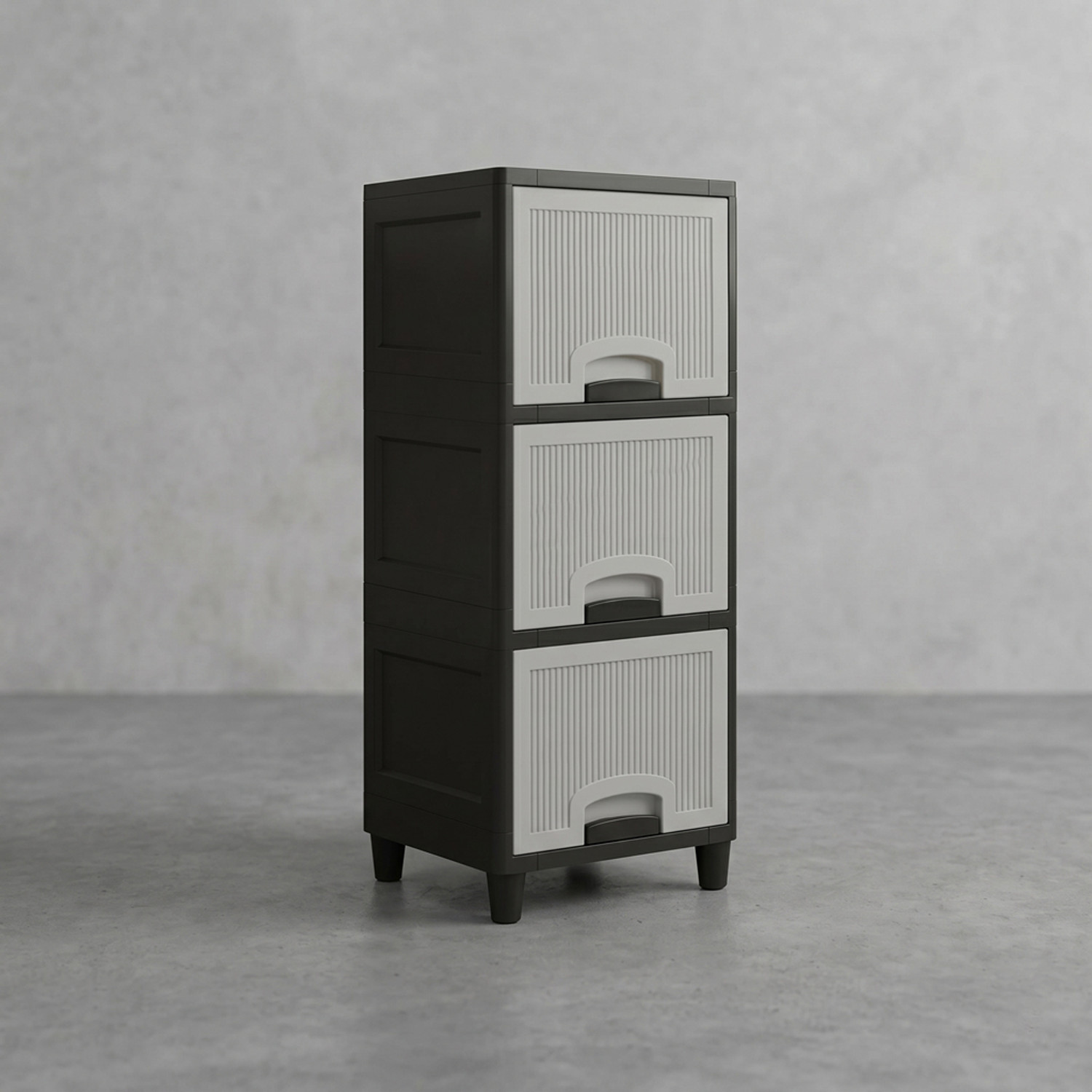 Image of Suptikes Multipurpose Space Saving Plastic Cabinet Rack Plastic Open Book Shelf