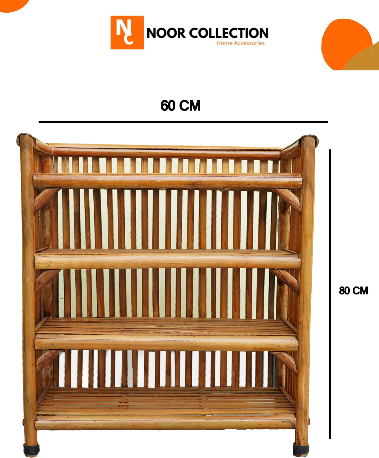 Image of ZAANCREATION RACKNW1 Solid Wood Open Book Shelf