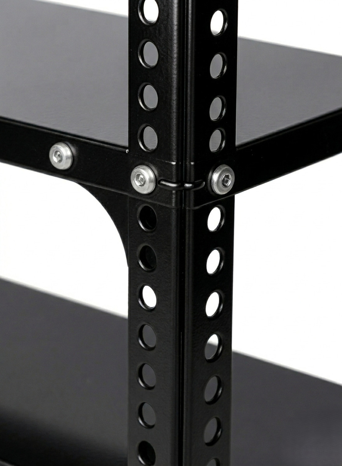 Image of Spacious Book Shelf 5 Shelf Iron Rack | Heavy Duty Metal Storage Shelf Metal Open Book Shelf