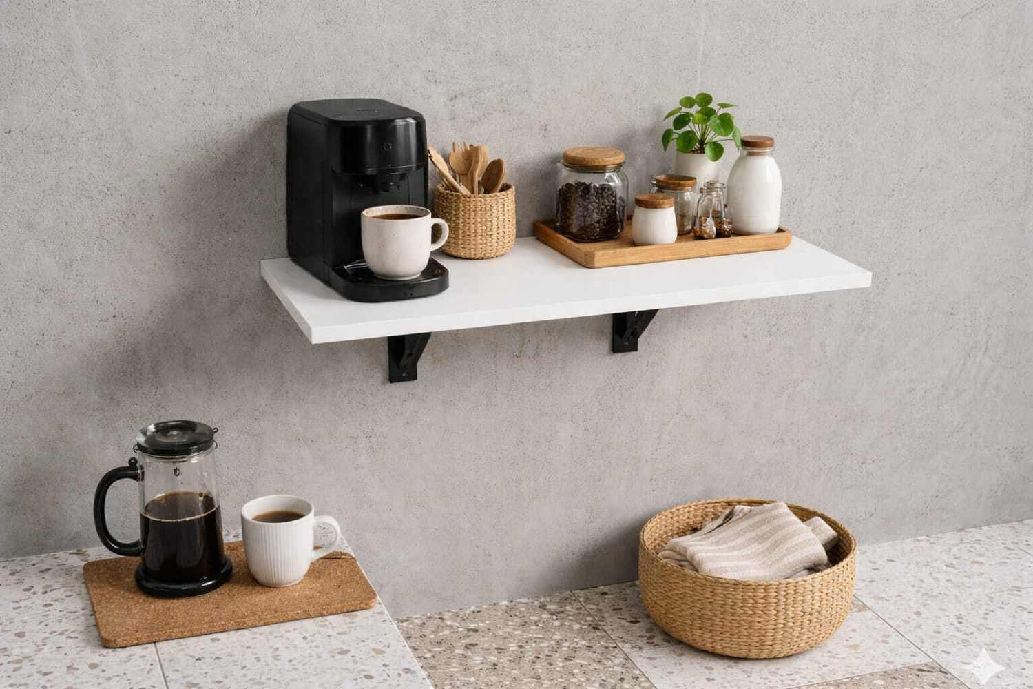 Image of Shivi Aanaya Enterprises WH Table White01 Engineered Wood Open Book Shelf