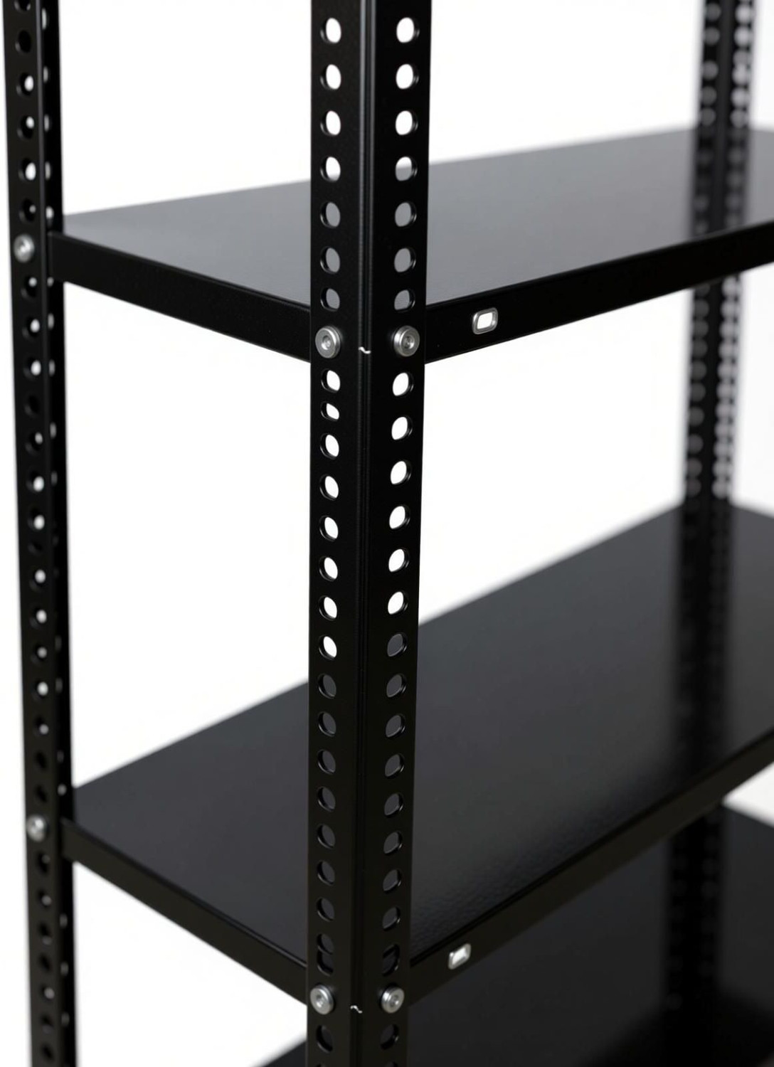 Image of fiora Slotted Angle CRC Sheet 6 Shelves Multipurpose Storage Metal Open Book Shelf