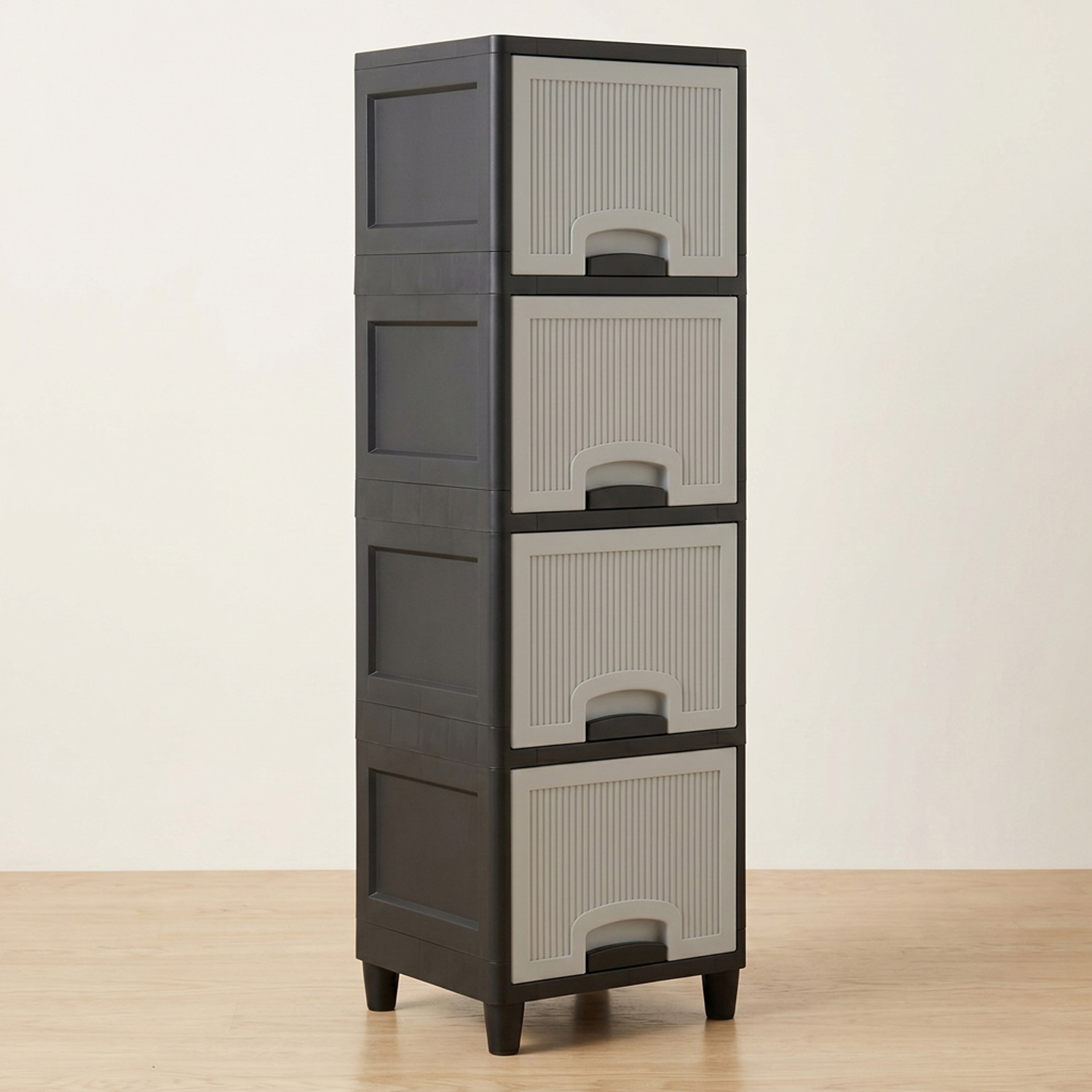 Image of Suptikes Multipurpose Space Saving Plastic Cabinet Rack Plastic Open Book Shelf
