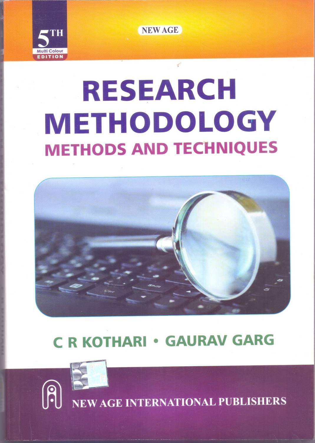 Research Methodology: Buy Research Methodology by Kothari C.R. at
