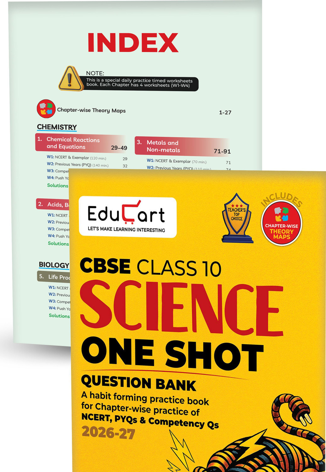 Image of Educart CBSE Class 10 One Shot Question Bank Bundle 2026?27 - Class 10 One Shot Question Bank 2027