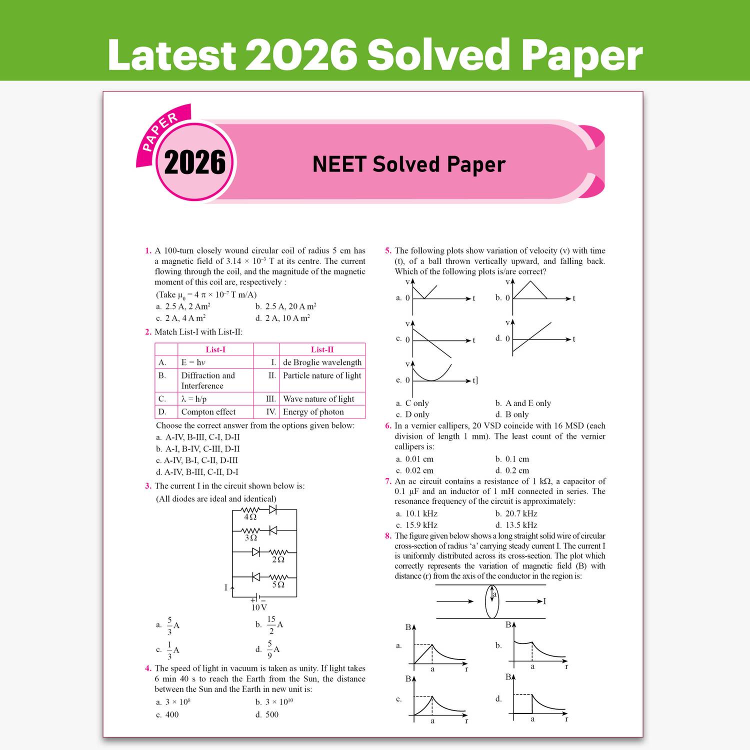 PW NEET PYQ 39 Years Physics, Chemistry, Biology Combo Set of 3 Books - Image 3