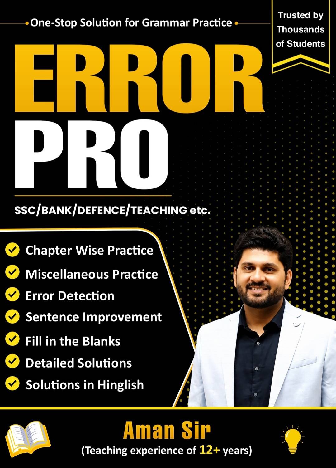 Error Pro by Aman Sir Grammar Practice Book - Image 1