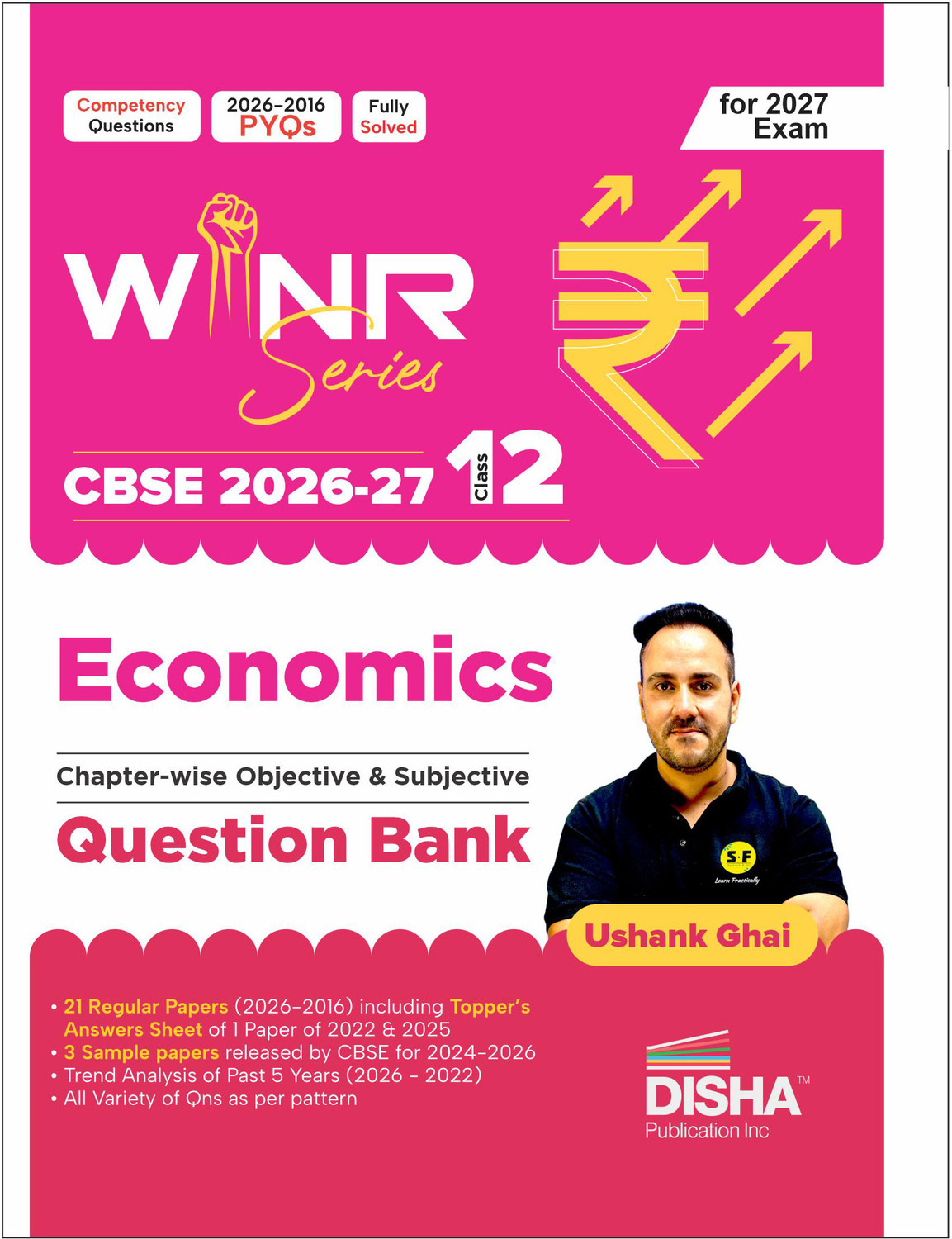 Image of WINR Series CBSE Class 12 Economics Chapter-wise & Skill-wise 11 Previous Year Solved Papers (2016 - 2026) Question Bank 2nd Edn | PYQs & Sample Papers for 2027 Exam| Fully Solved
