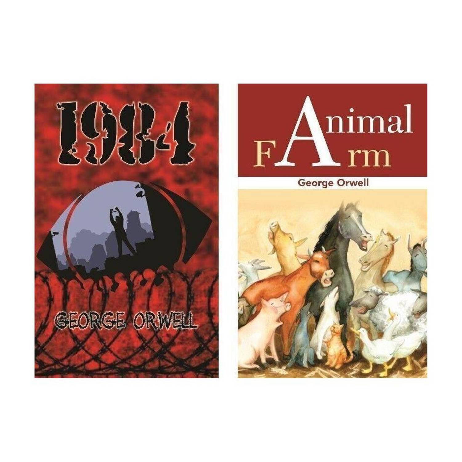1984, Animal Farm - Novels (A Set of 2 Books) - 1984, Animal Farm - Novels (A Set of 2 Books)