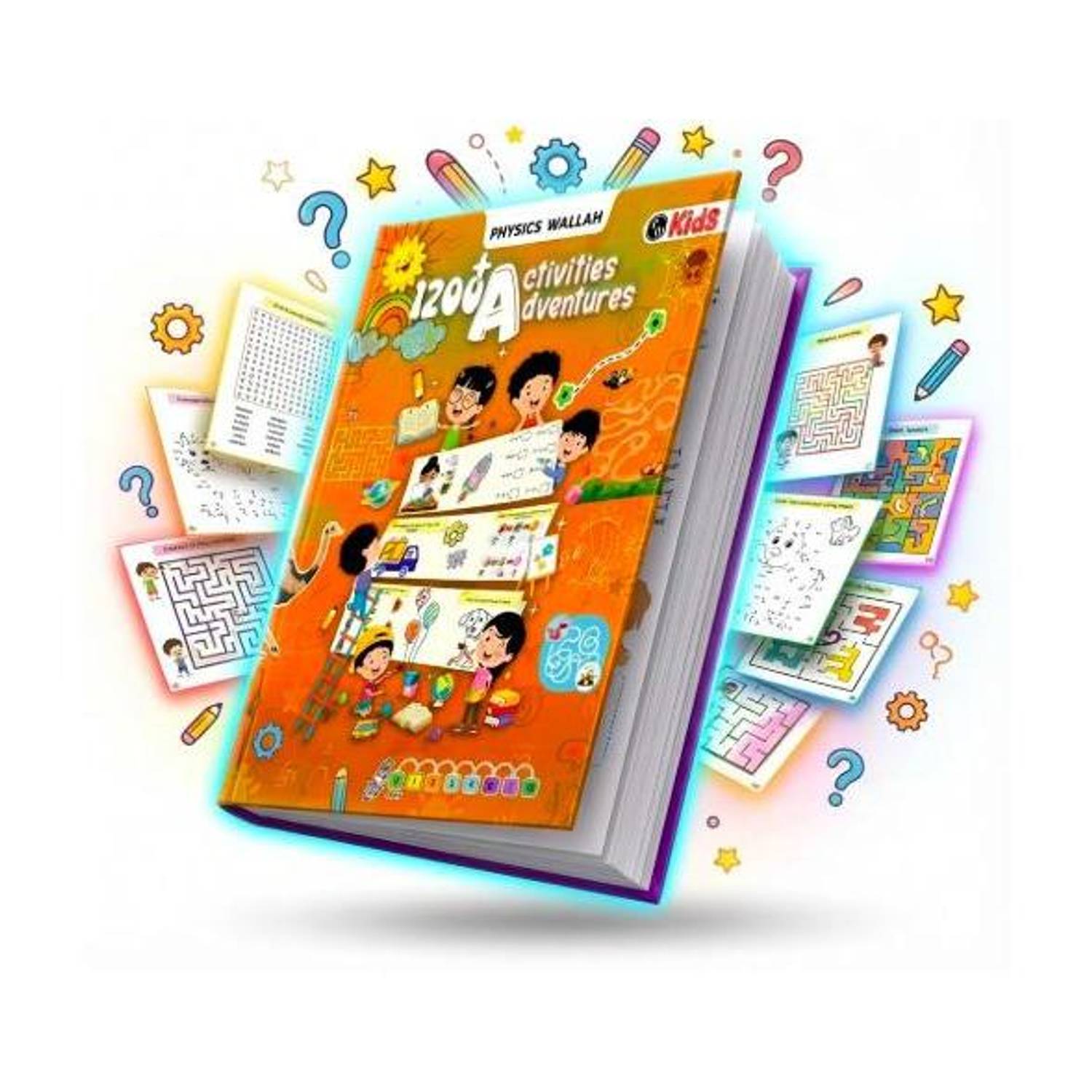1200+ Activity Book For Kids 4+ Years Old- Adventure Puzzles, Mazes, Mind Games
