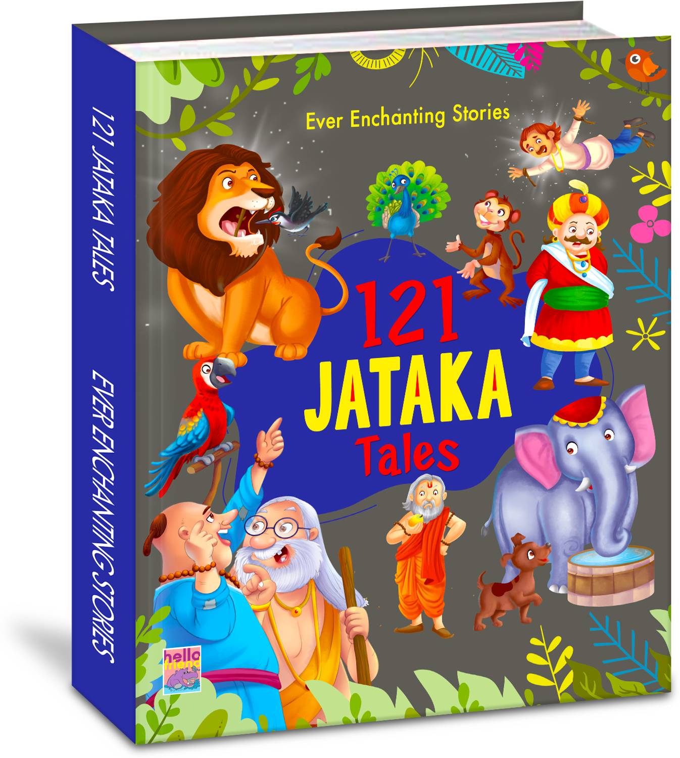 121 Jataka Tales  - Illustrated Story Books for Kids and Childrens - Bedtime Traditional Short Stories with Colourful Pictures in English - Ages 3+ Years