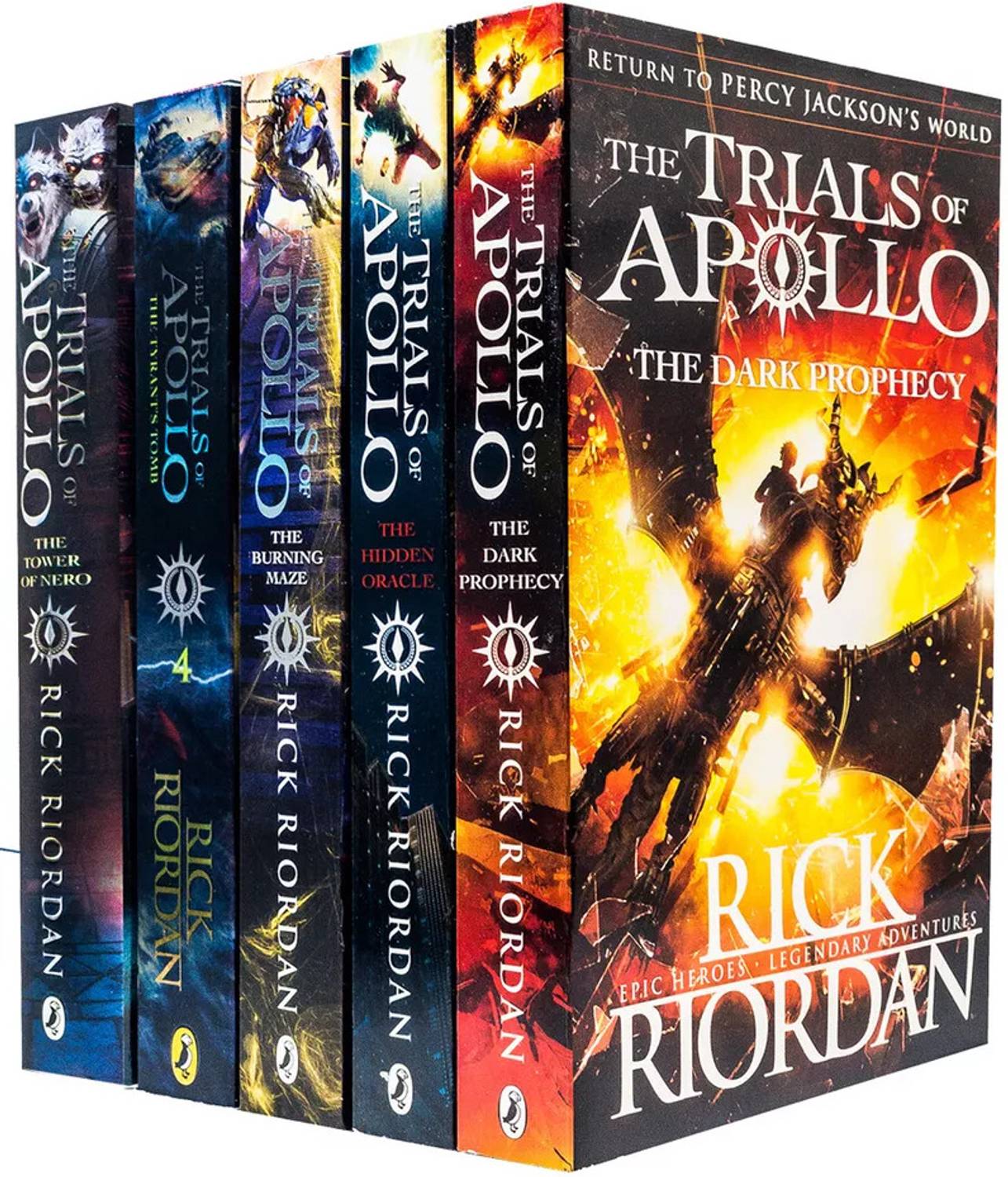 THE TRIALS OF APOLLO: COMPLETE COLLECTION (5 BOOKS SET): Buy THE