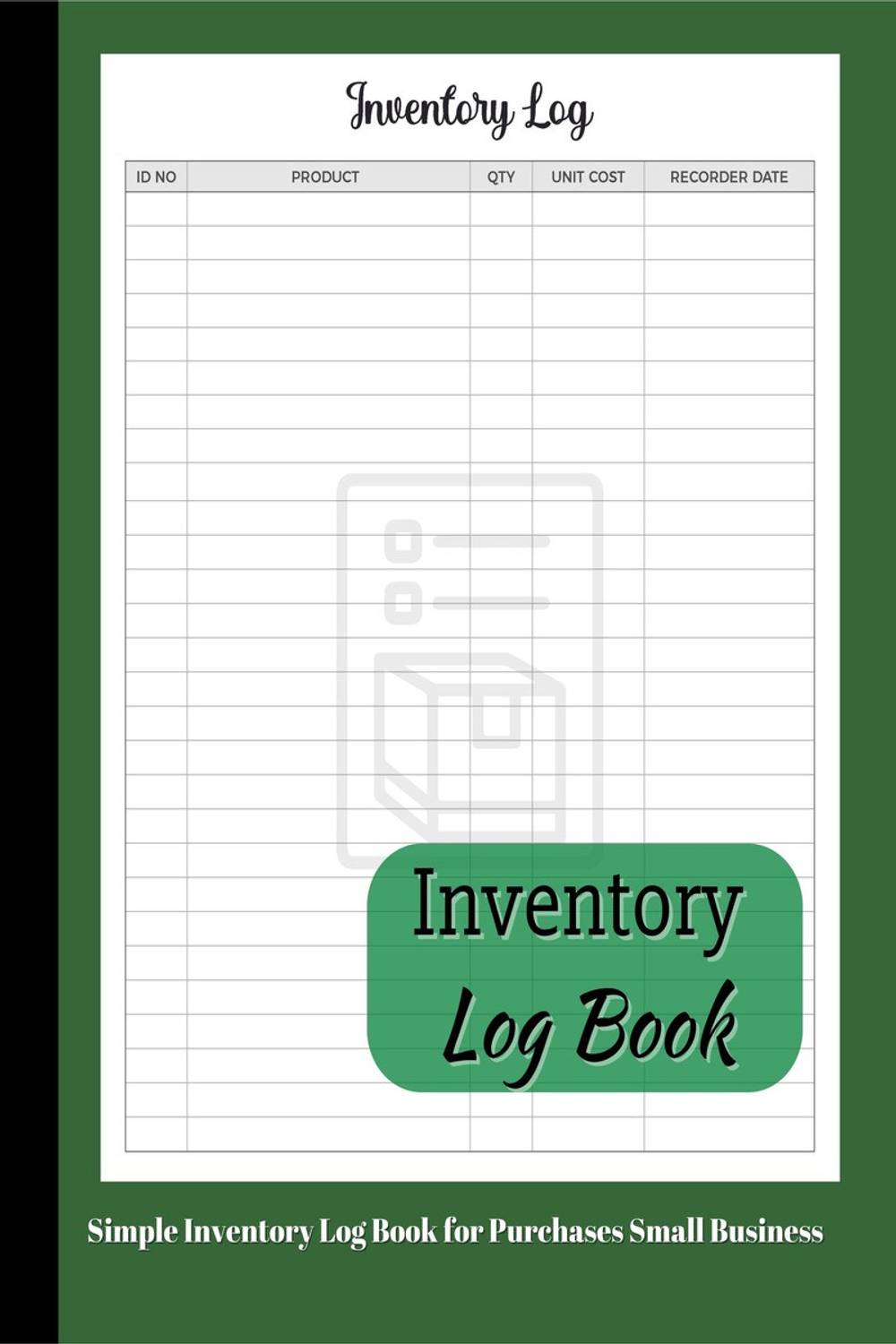 INVENTORY マガジン inventory-log-book-original-