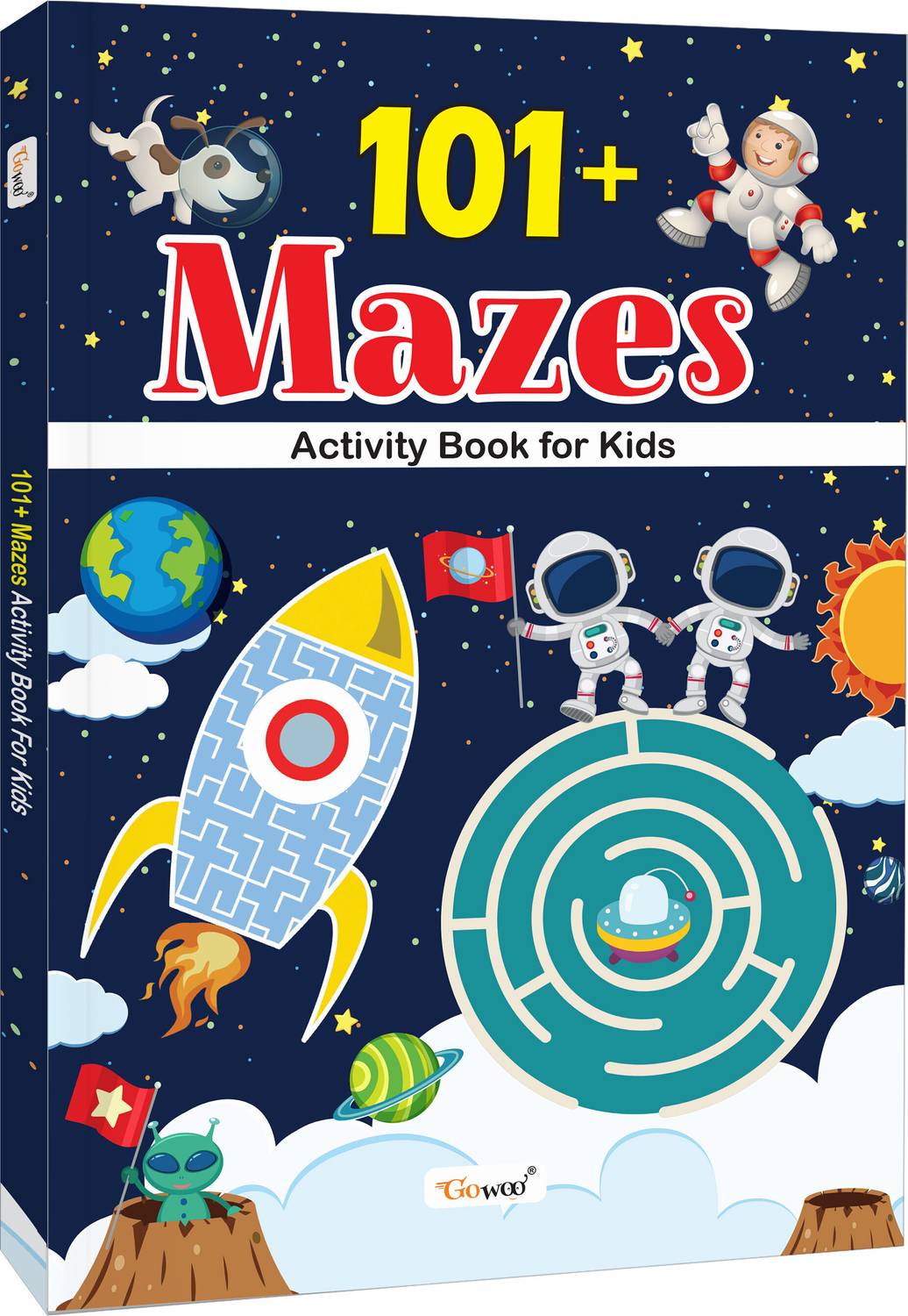 101+ Mazes Activity Book for Kids : Book for Preschoolers , Workbook for Learning , Brain-Boosting Activity Book for Kids , Kid’s Learning Book with Activities