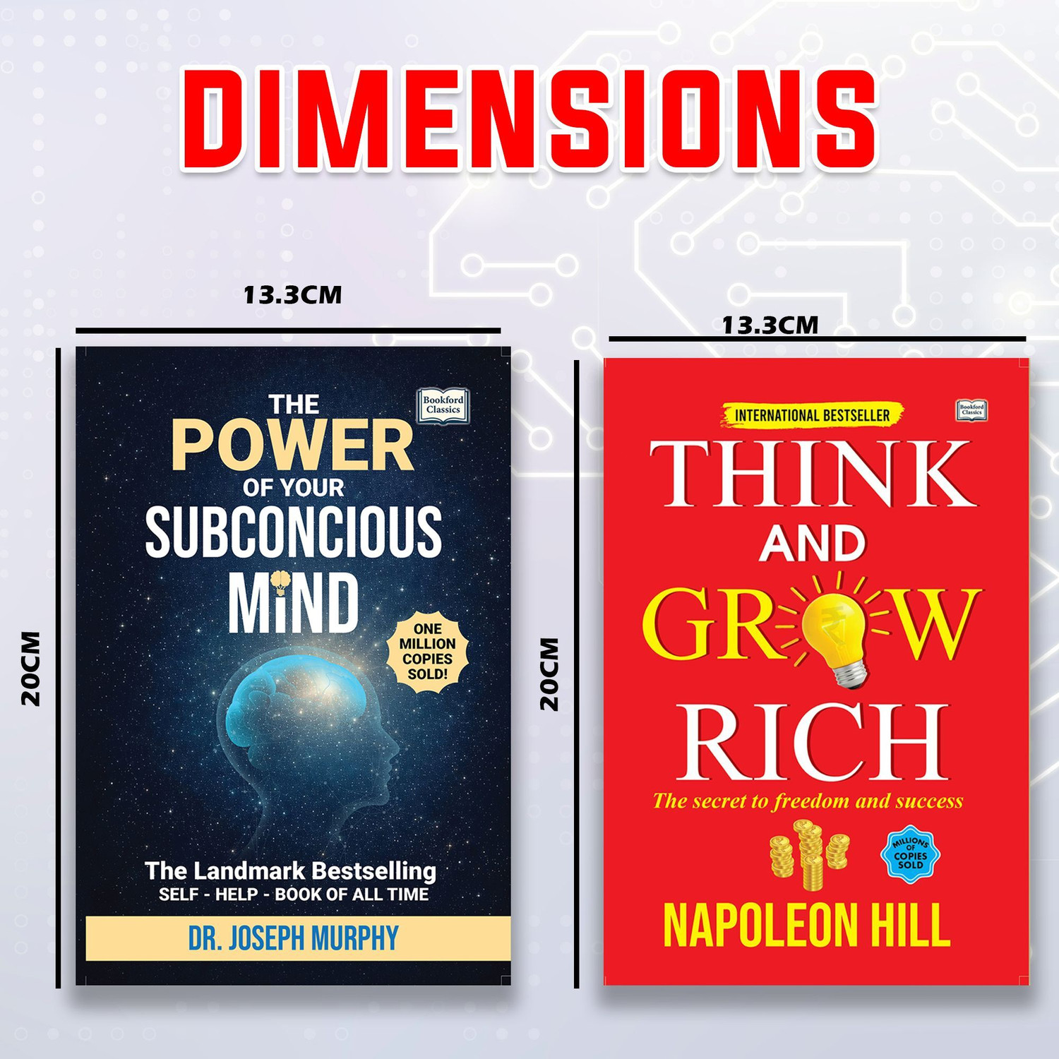 Image of Think and Grow Rich + The Power of Your Subconscious Mind (Set of 2) | Motivational & Psychology Books