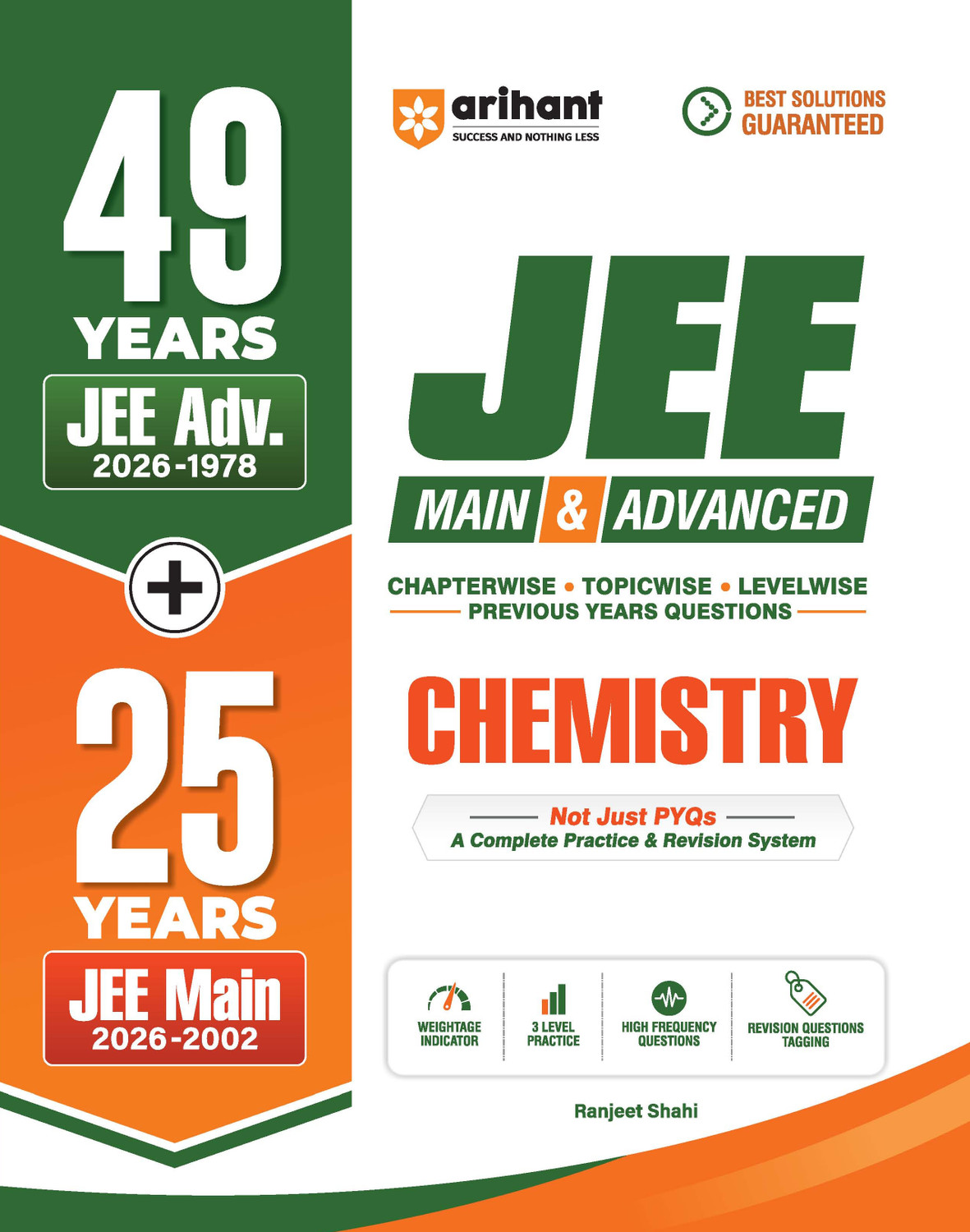 Image of 49 Years JEE Adv.2026-1978+25 Years JEE Main 2026 -2002 JEE Main & Advanced Chemistry