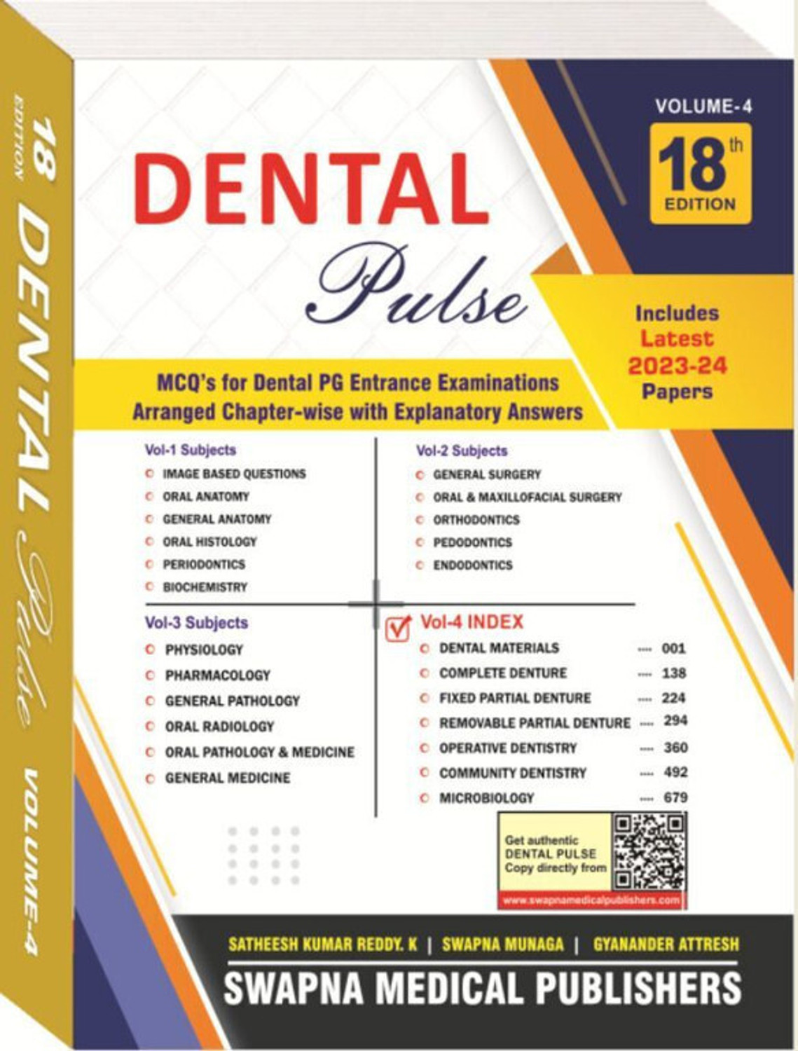 Image of Dental Pulse 18th Edition 2025 Paperback Binding - 14 August 2025