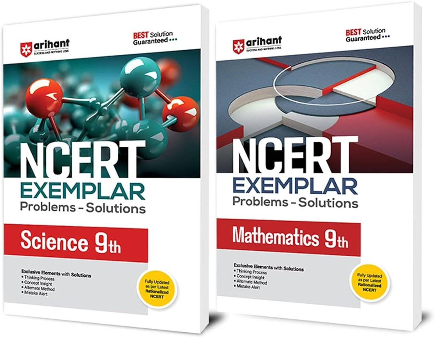 Arihant NCERT Exemplar Science, Math 9th (Set of 2) Problems