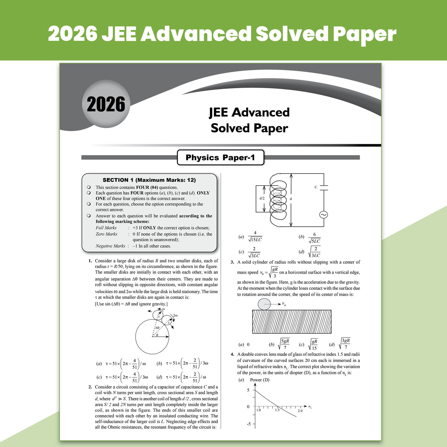 Image of Physics Wallah Private Limited PW JEE Advanced 49 Years (2026-1978) with JEE Main 162 Sets PYQs (2026-2019) Physics (English, Paperback, unknown)